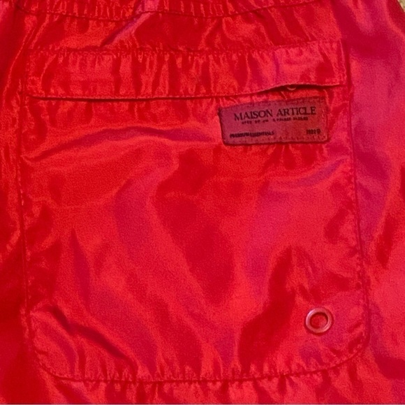 MAISON ARTICLE Men Red Shorts Size XL - Picture 4 of 9